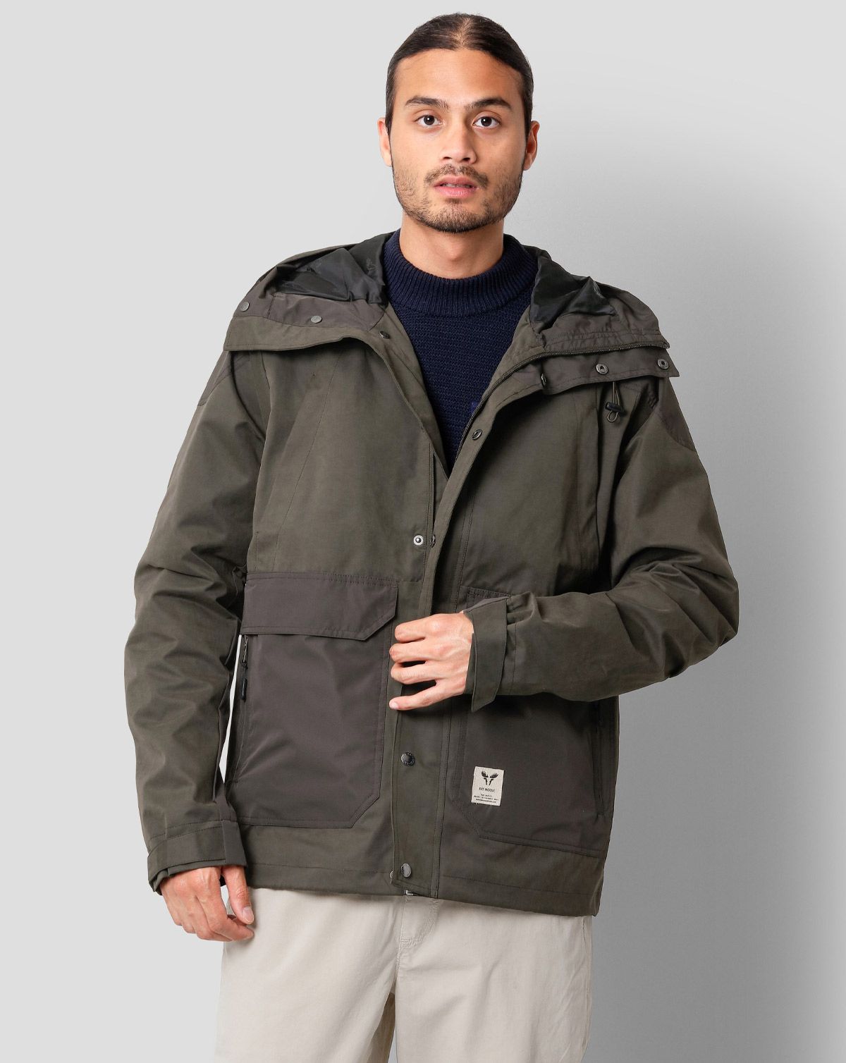 Fat Moose Malcom Mix Short Parka Olive