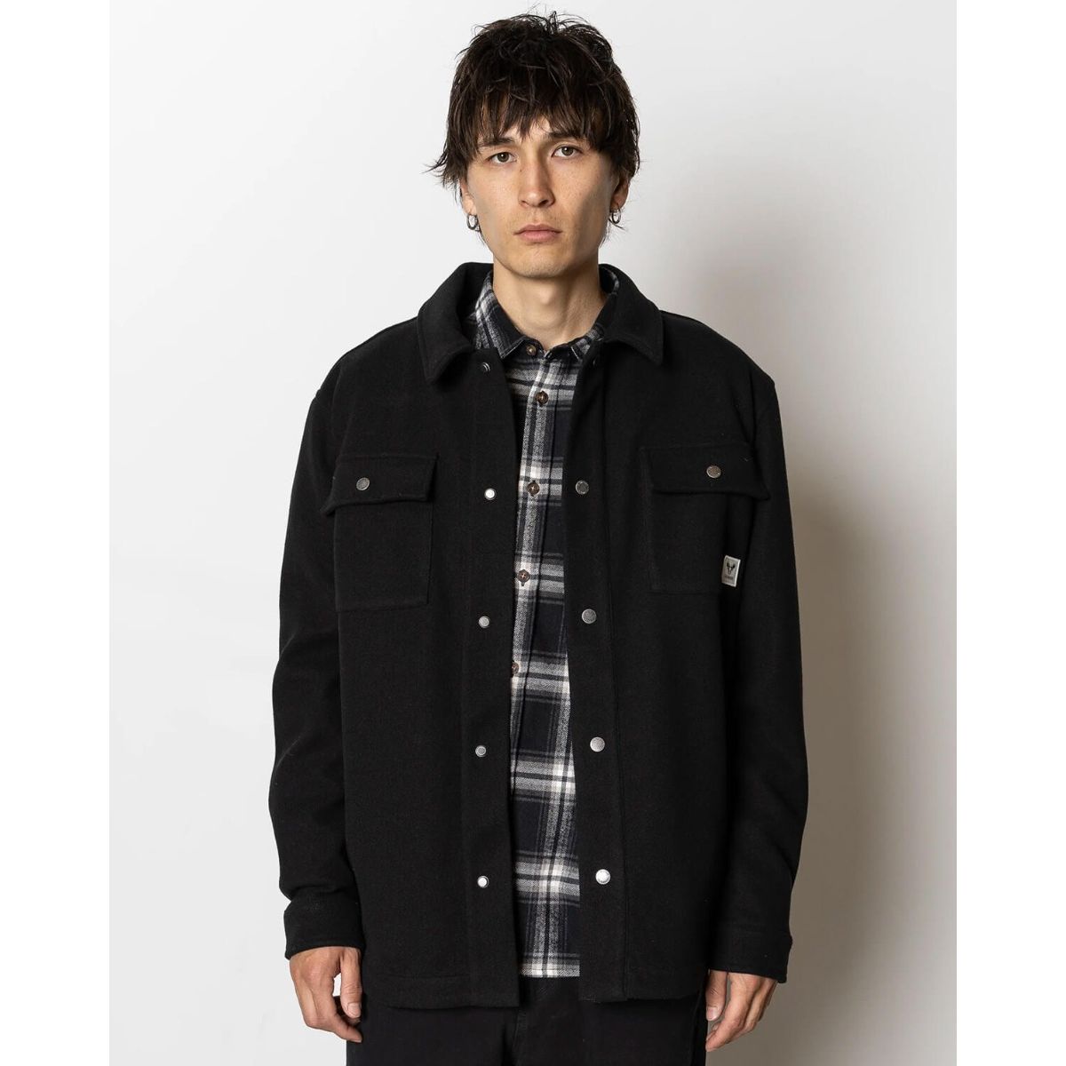 Fat Moose Villas Overshirt Sort