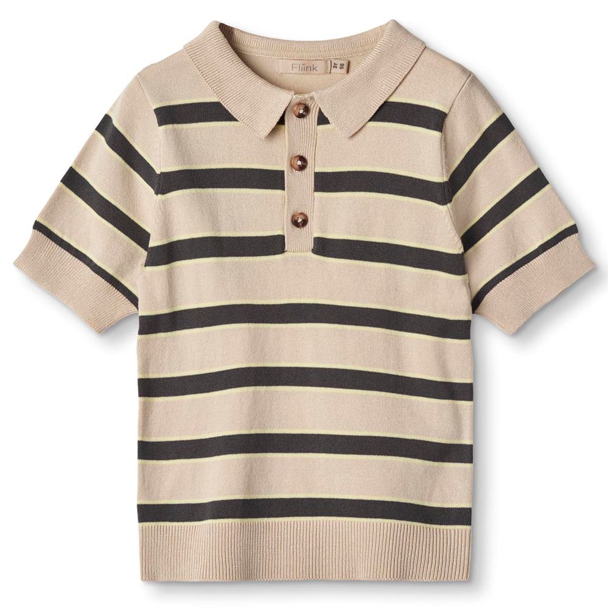 Favo stribet polo t-shirt (3 år/98 cm)