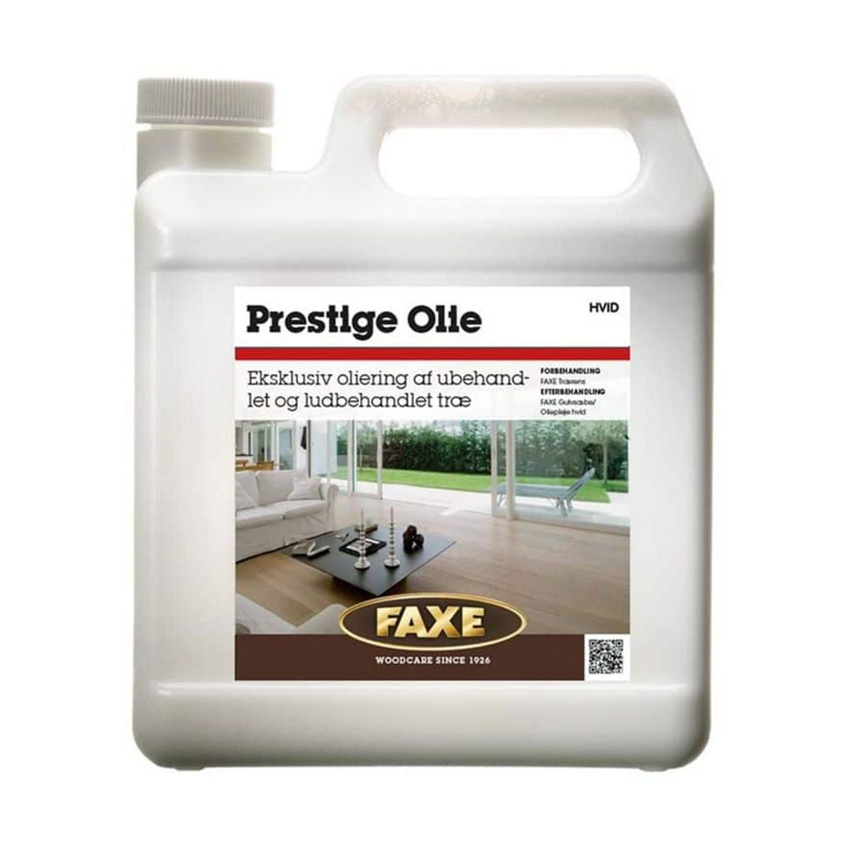 FAXE Prestige Olie Hvid - 1 liter