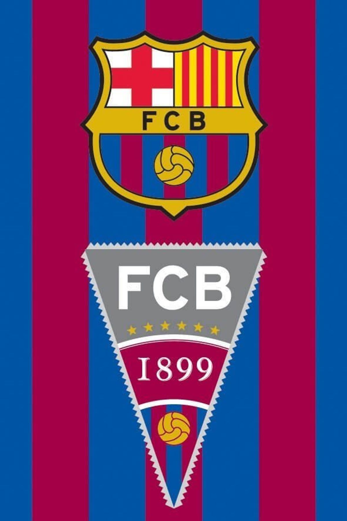 FC Barcelona håndklæde - 40x60 cm.