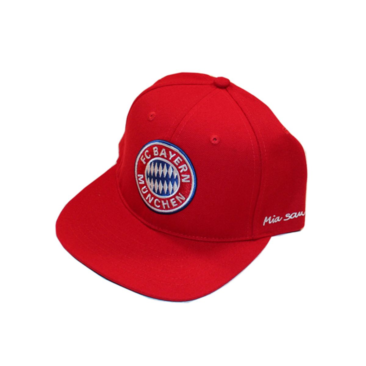 FC Bayern kasket flat cap - rød - one-size