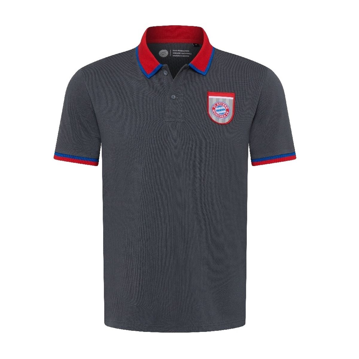 FC Bayern Munchen Polo Shirt - retro grey-X-Large