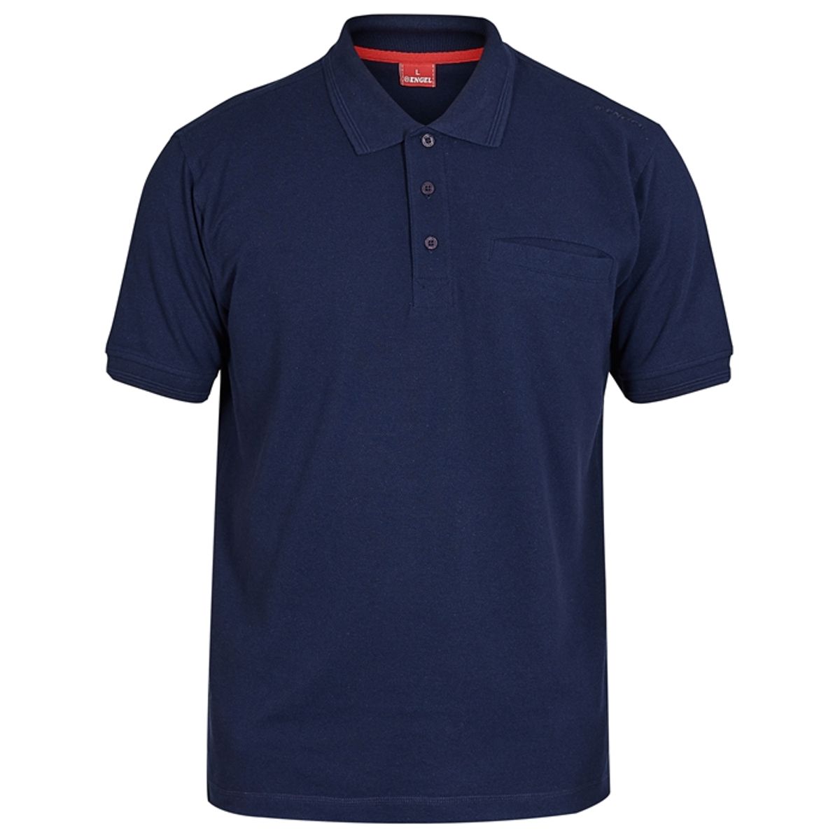 Fe-engel Poloshirt Med Brystlomme - Blue Ink-2xl