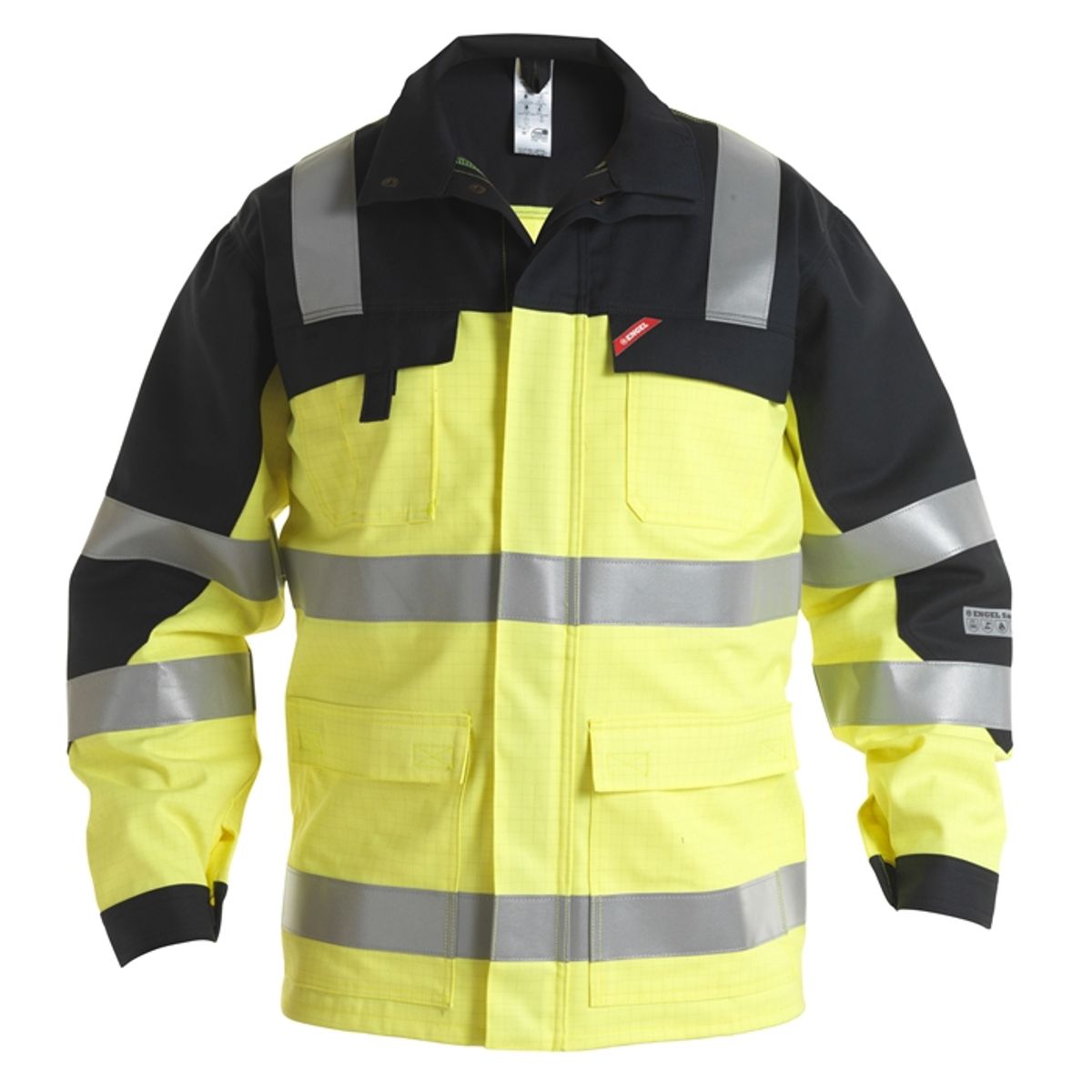 Fe-engel Safety+ Jakke En 20471 - Gul/sort-3xl