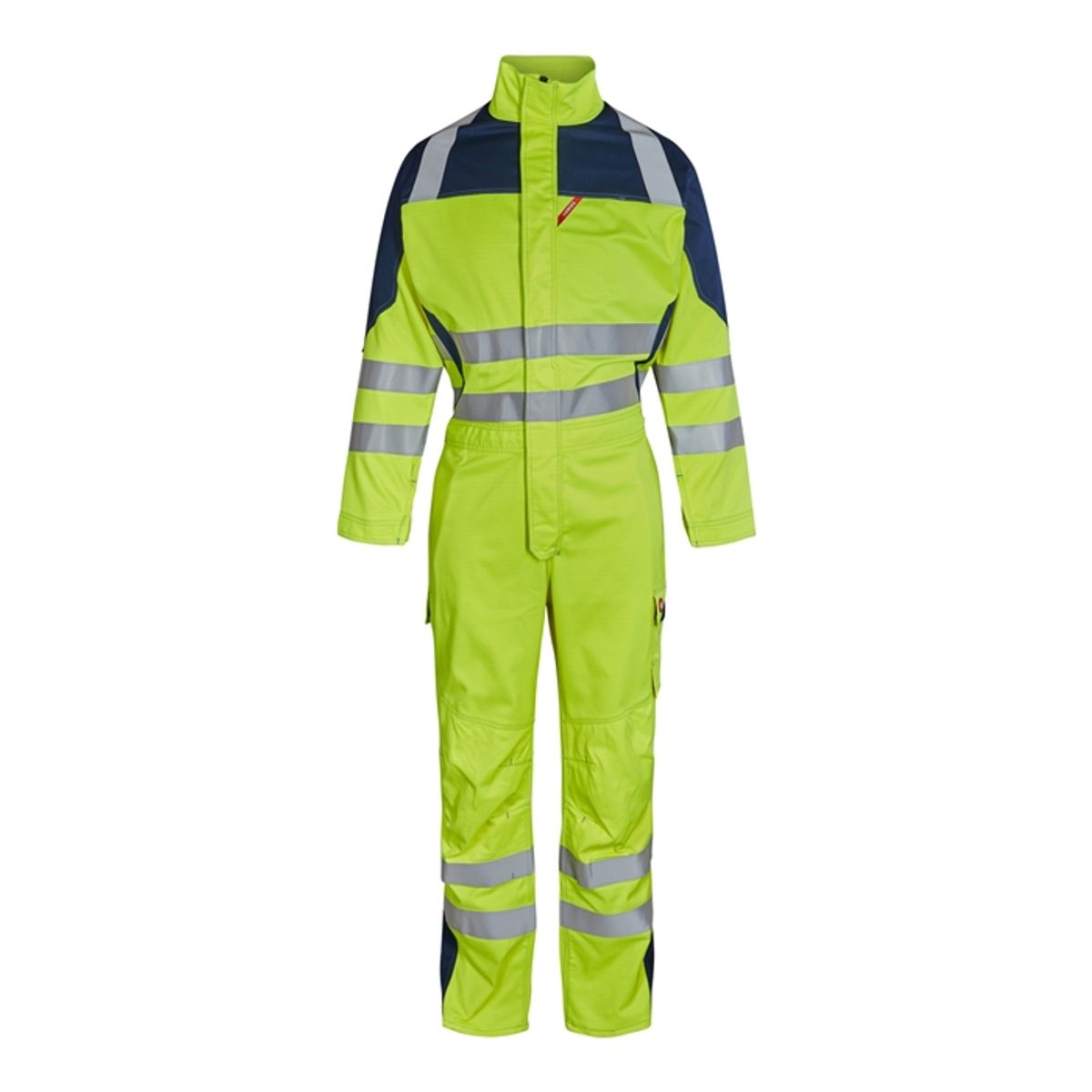 Fe-engel Safety+ Kedeldragt - Gul/marine-2xl