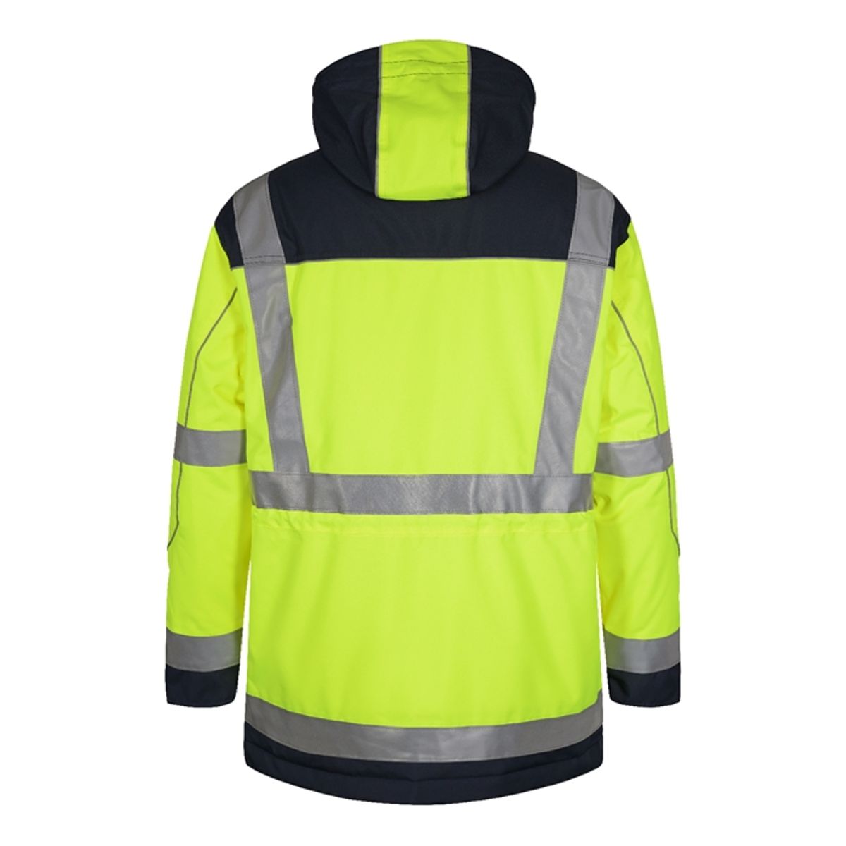 Fe-engel Safety Parkajakke - Gul/sort-4xl