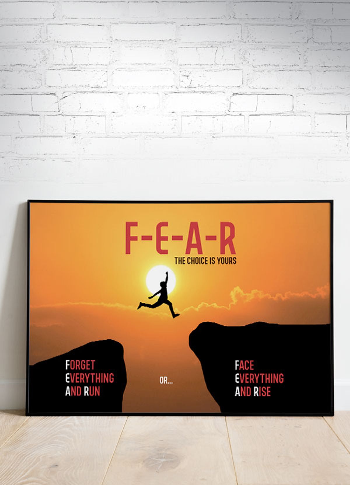 FEAR - The choise is yours-plakat - 70 x 50 cm - Kr. 279,-