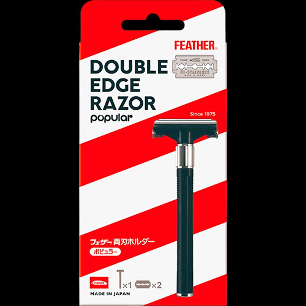 Feather DE Double Edge Razor (1 sæt)