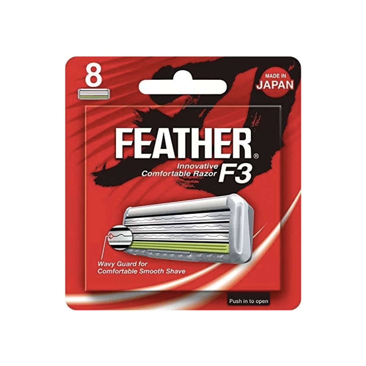 Feather F3 Barberblade (8 stk)