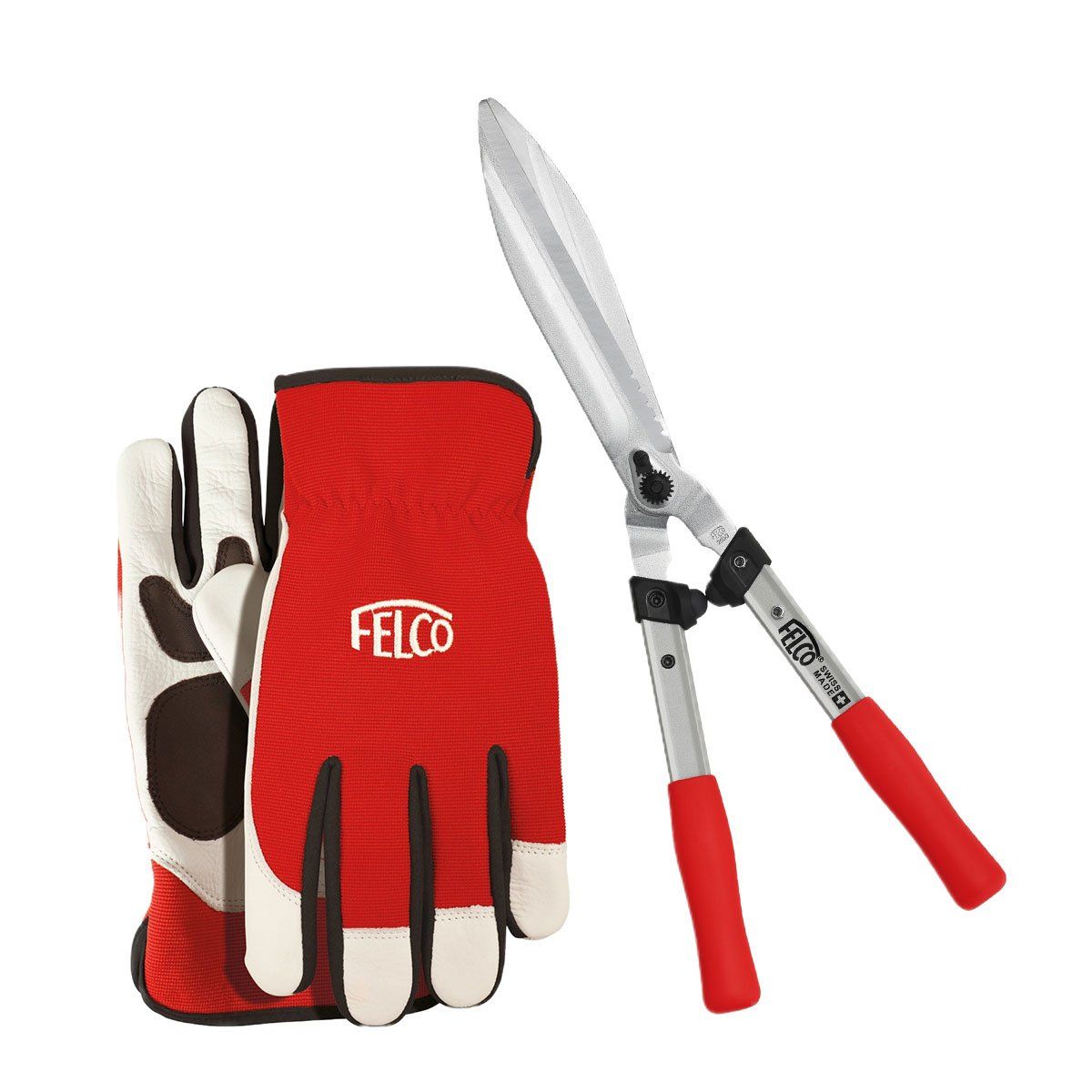 Felco 250-57 hækkesaks & Felco 702 beskæringshandske - L