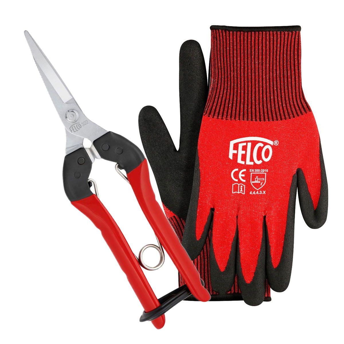 Felco 322 & Felco 701 havehandske (sampak) - L