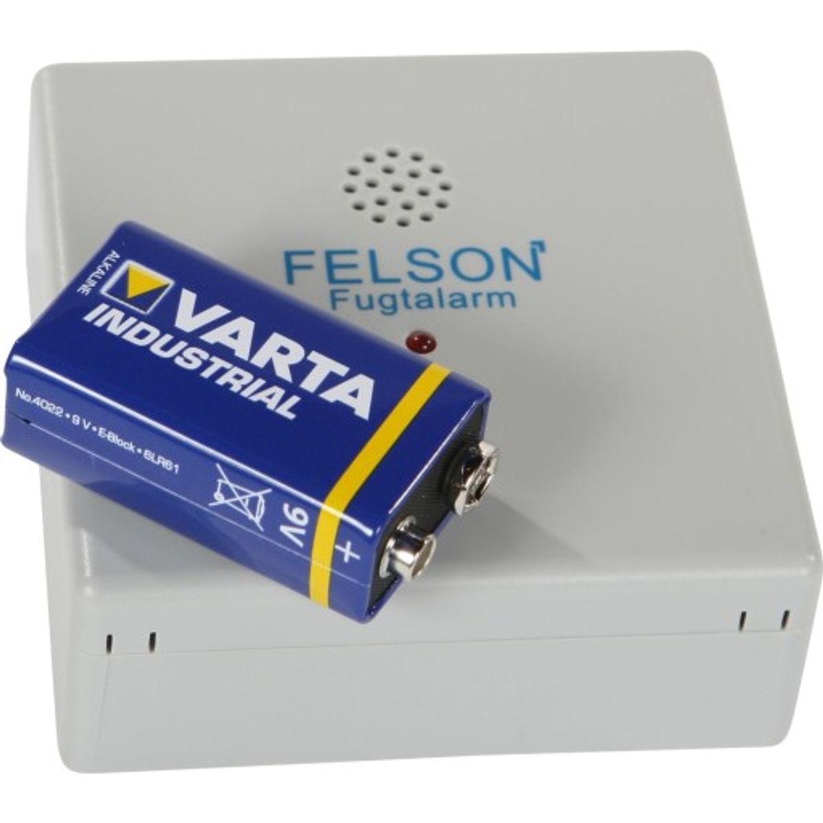 Felson Fugtalarm, 9V batteri