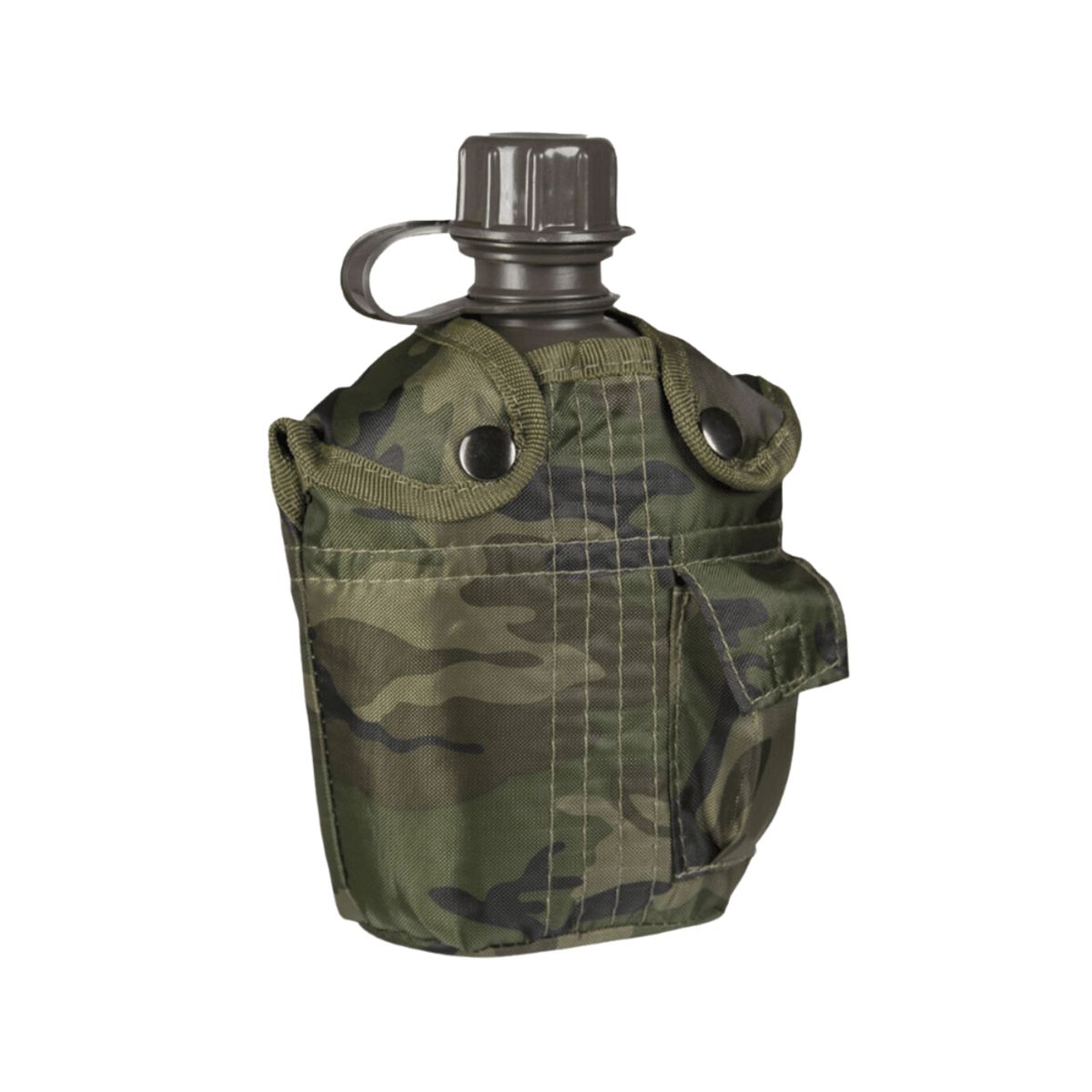 Feltflaske | Drikkedunk 1 liter med cover - Mil-Tec - Woodland