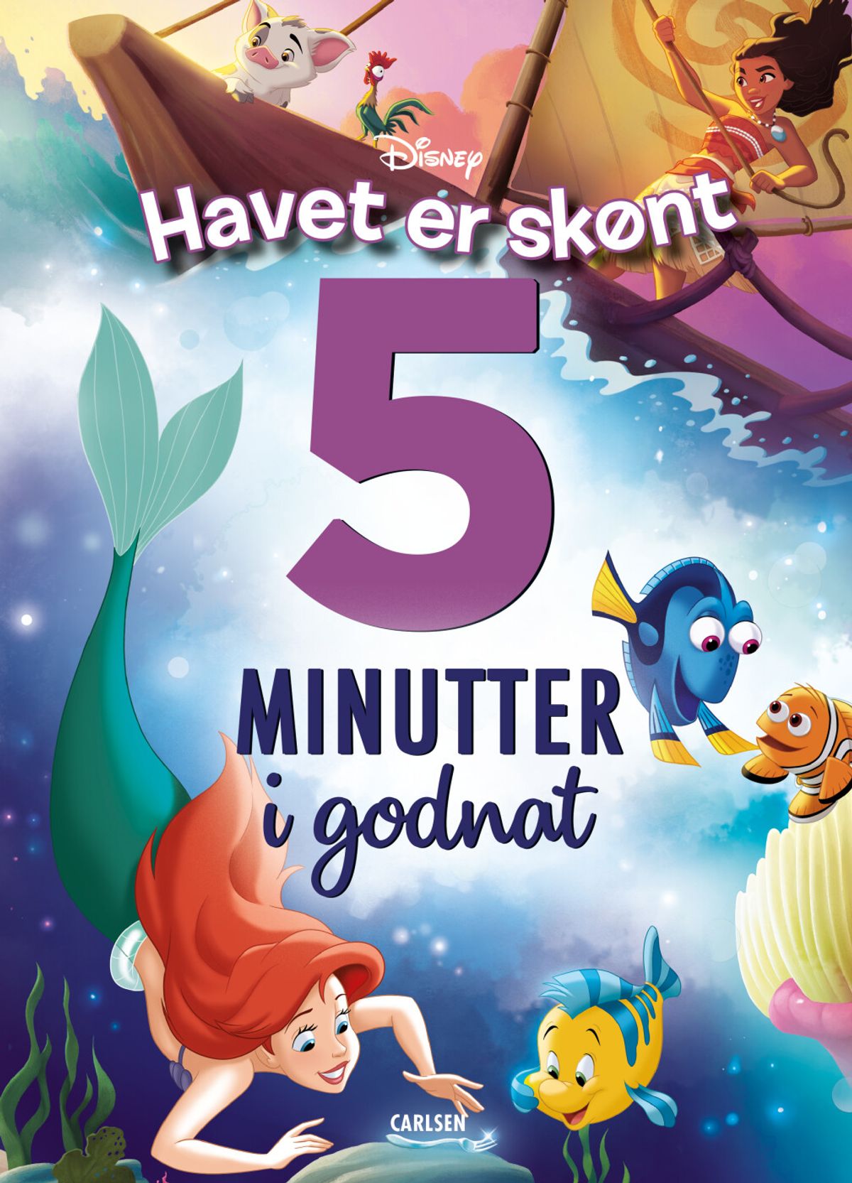 Fem Minutter I Godnat - Havet Er Skønt - Disney - Bog