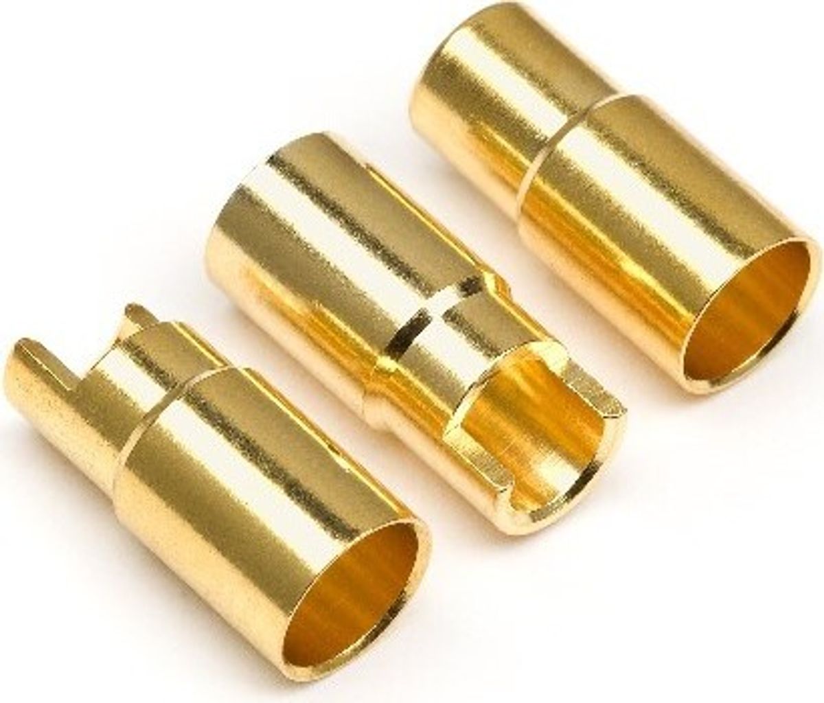 Female Gold Connectors (6.0mm Dia) (3 Pcs) - Hp101953 - Hpi Racing