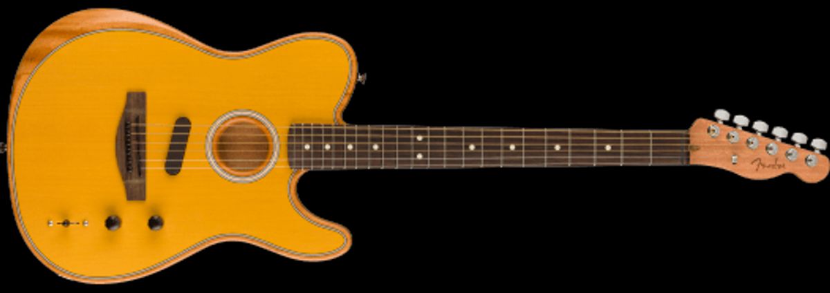 Fender Acoustasonic Player Telecaster El-guitar (Butterscotch Blonde)