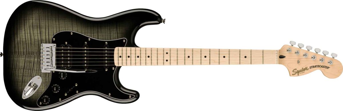 Fender Squier Affinity Stratocaster El-guitar (Black Burst)