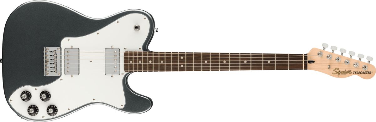 Fender Squier Affinity Telecaster Deluxe El-guitar (Charcoal Frost Metallic)