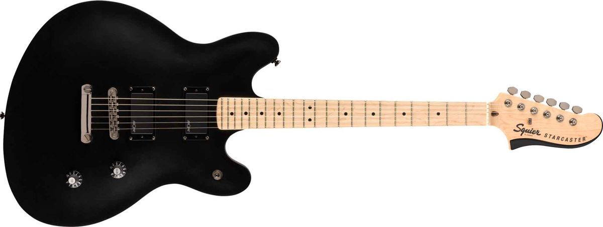 Fender Squier Contemporary Active Starcaster El-guitar (Flat Black)