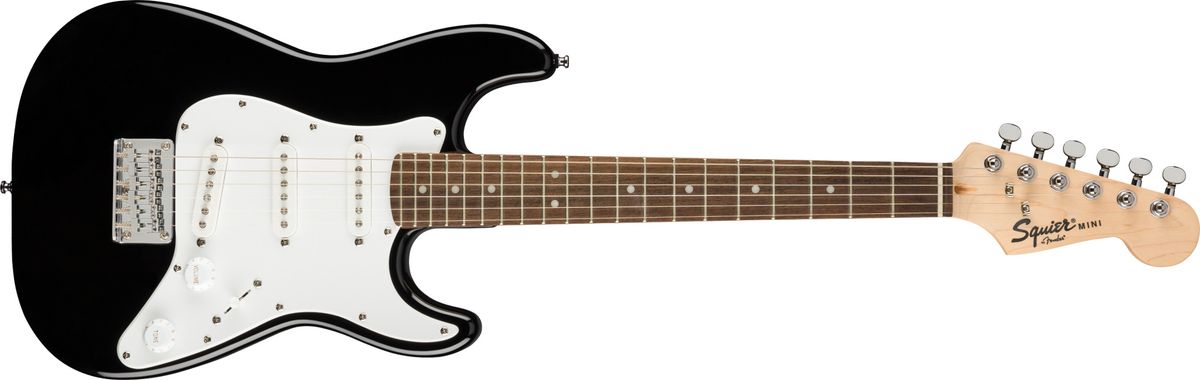 Fender Squier Mini Stratocaster El-guitar (Sort)