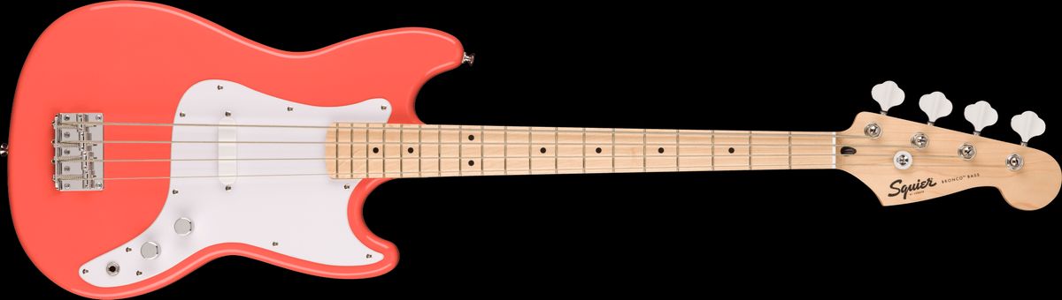 Fender Squier Sonic Bronco El-bas (Tahitian Coral)