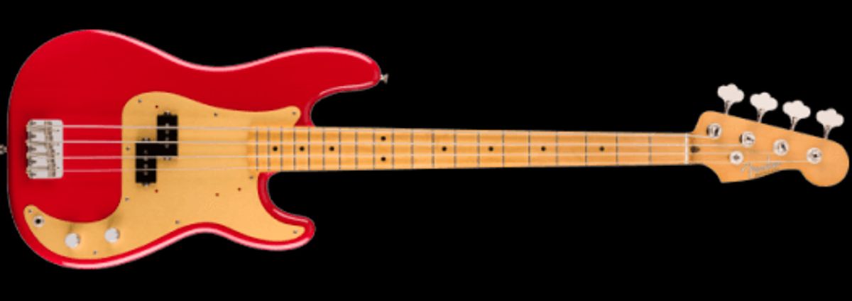 Fender Vintera '50s Precision El-Bas (Dakota Red)