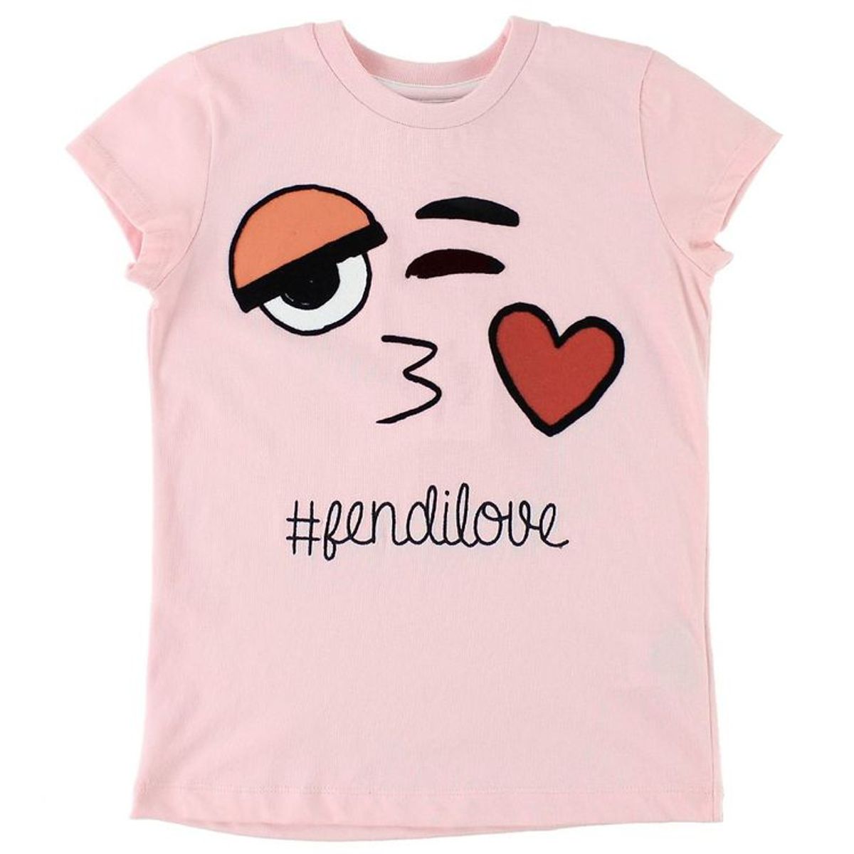 Fendi Kids T-shirt - Rosa m. Ansigt