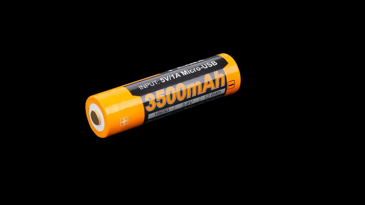 Fenix 18650, 3500 mAh, Genopladeligt Batteri