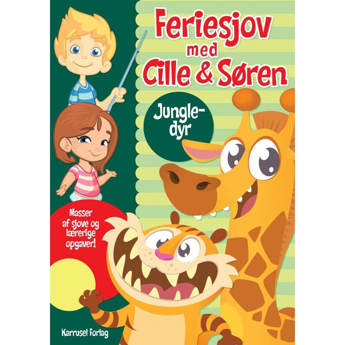 Feriesjov Med Cille Og Søren - Jungledyr - Diverse - Bog