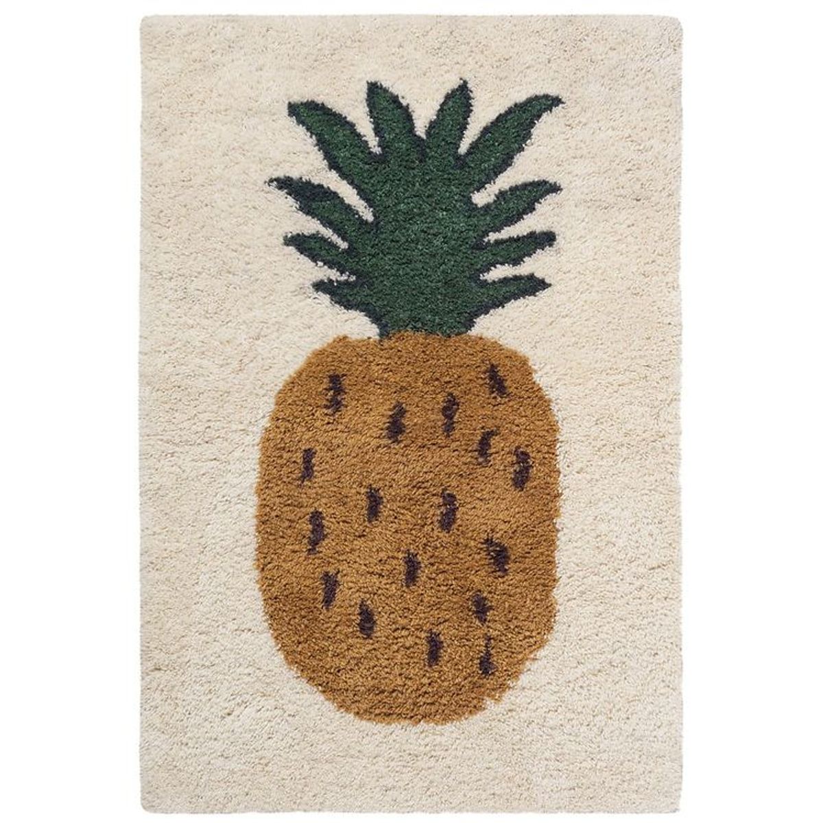 ferm Living Gulvtæppe - Fruiticana - 80x120 - Ananas