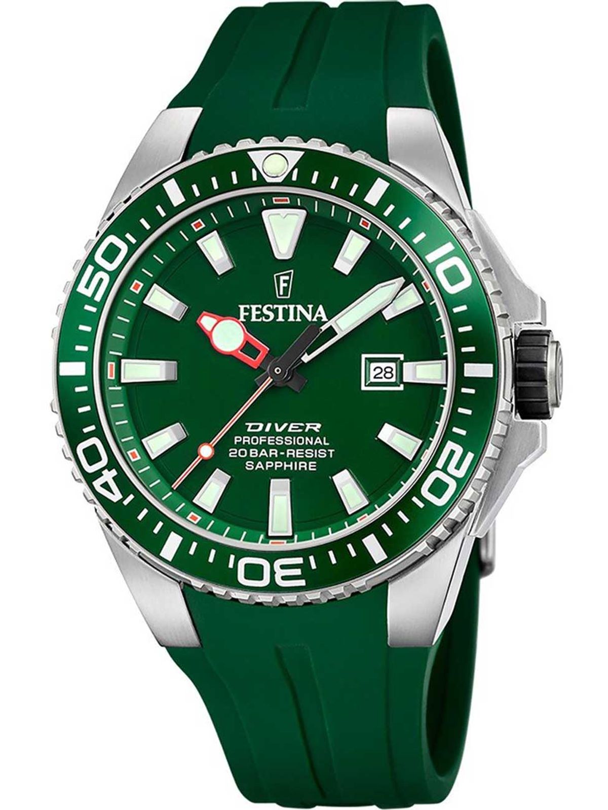 Festina F20664/2 Herreur Professional Diver Day-Date