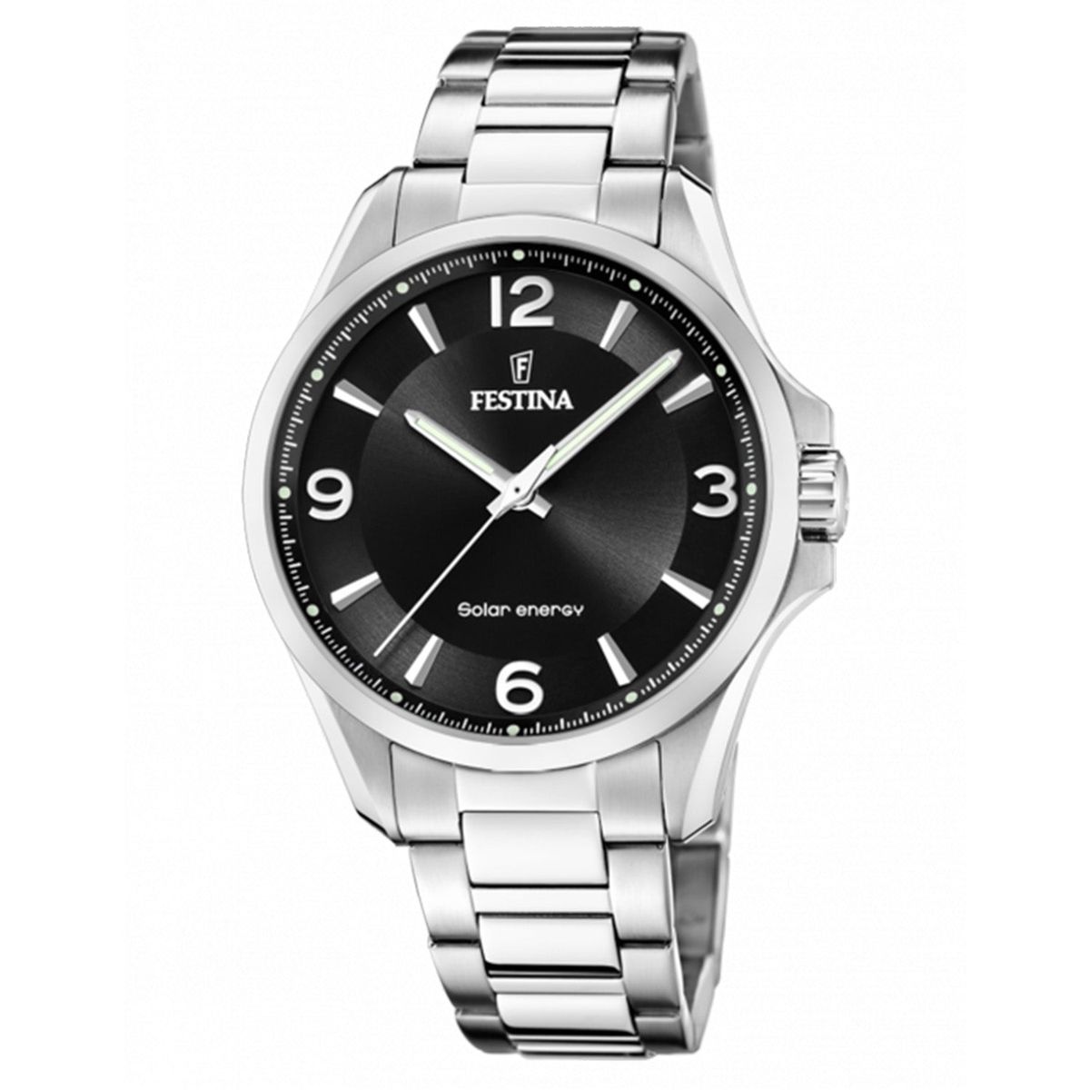 Festina - Solar Energy ur, 41,5 mm Stål