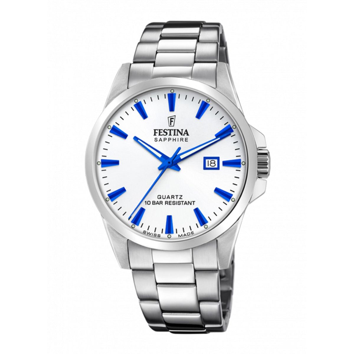 Festina - Swiss Made med sort skive, 41 mm 20024/4