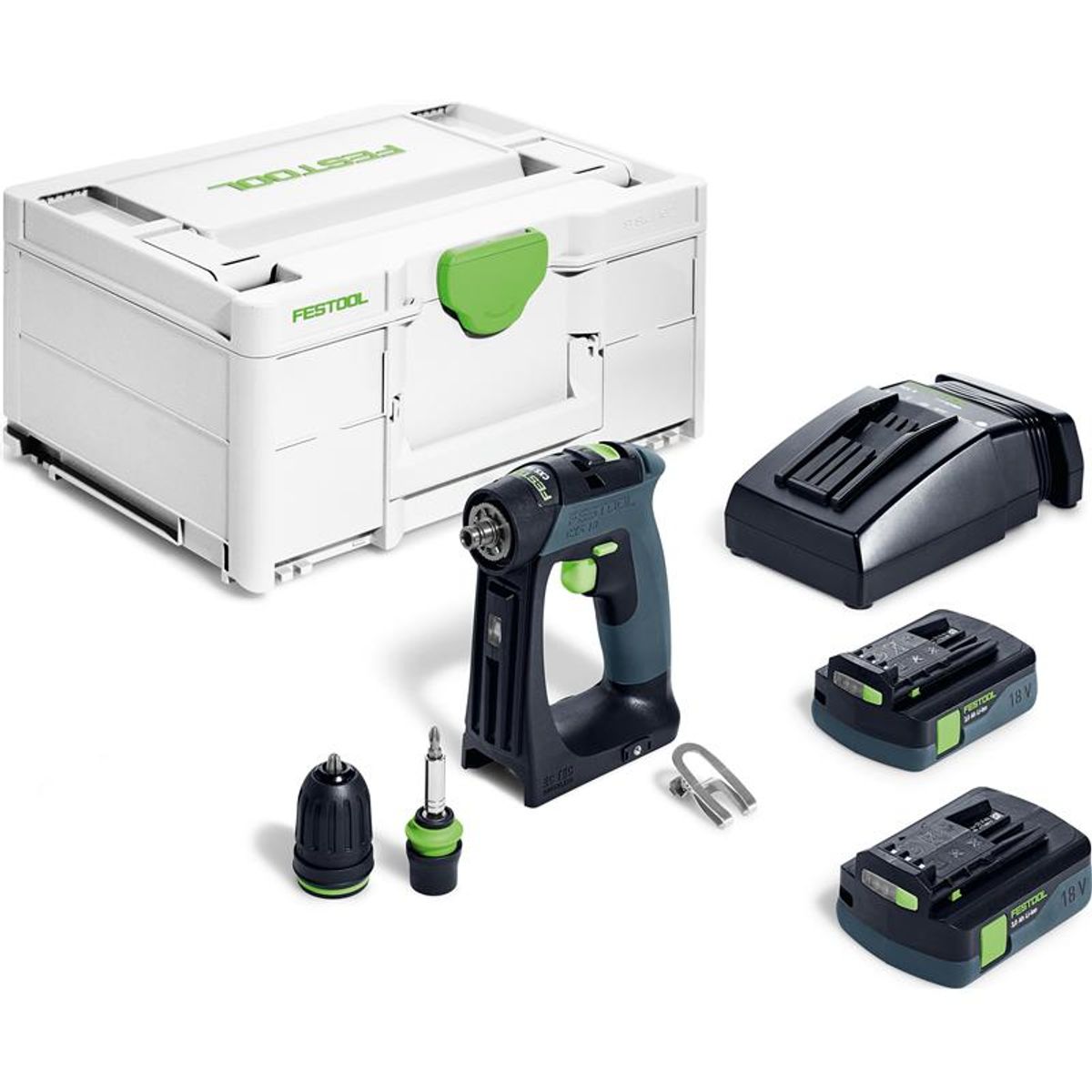 Festool Akku bore-/skruemaskine CXS 18 C 3,0-Plus