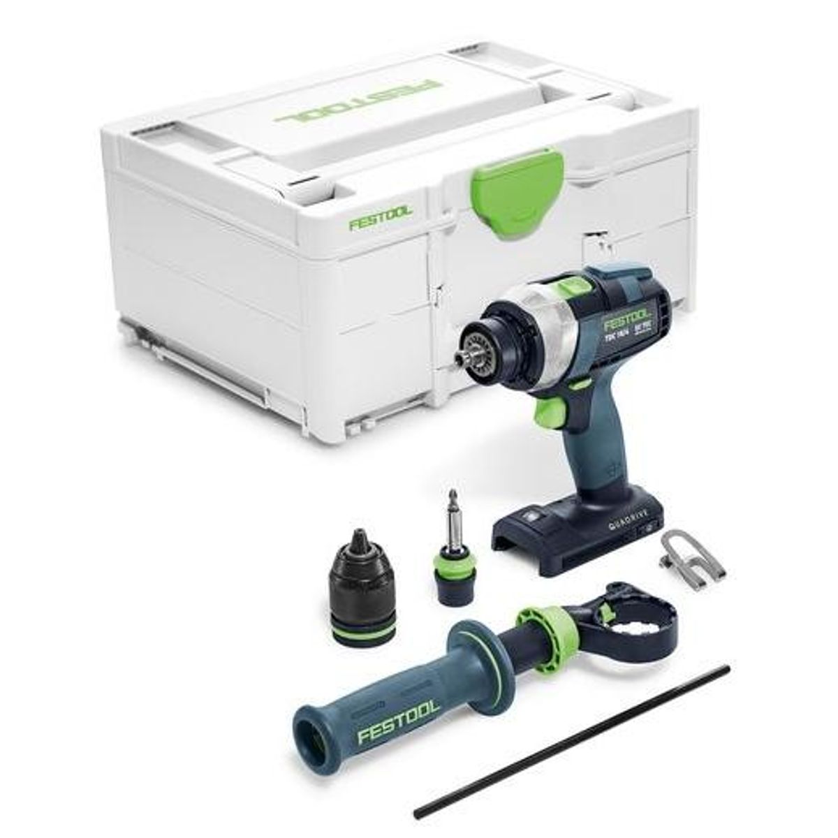 Festool Akku bore-/skruemaskine TDC 18/4 I-Basic i Systainer3