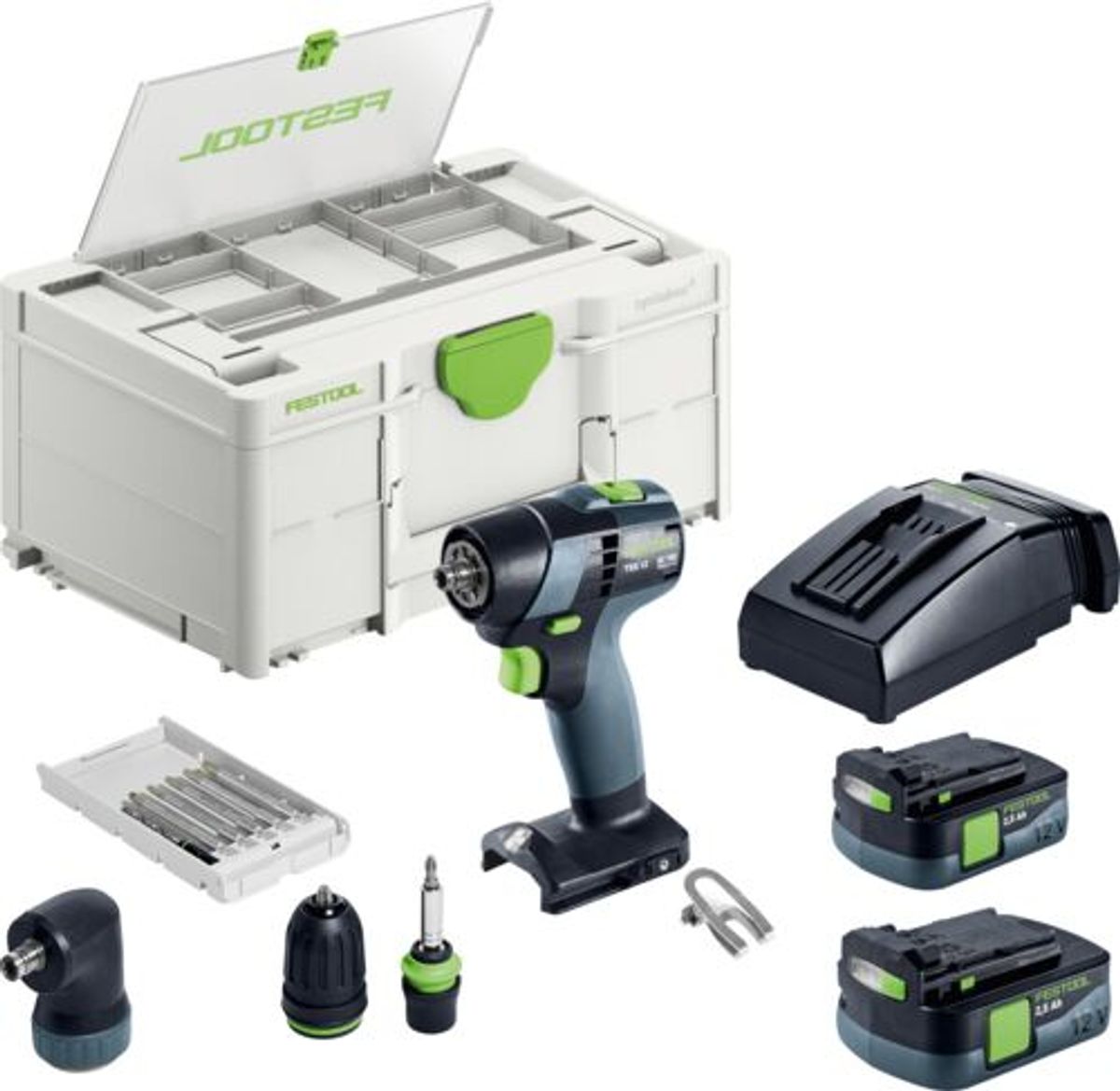 Festool Akku bore-/skruemaskine TXS 12 2,5-Set