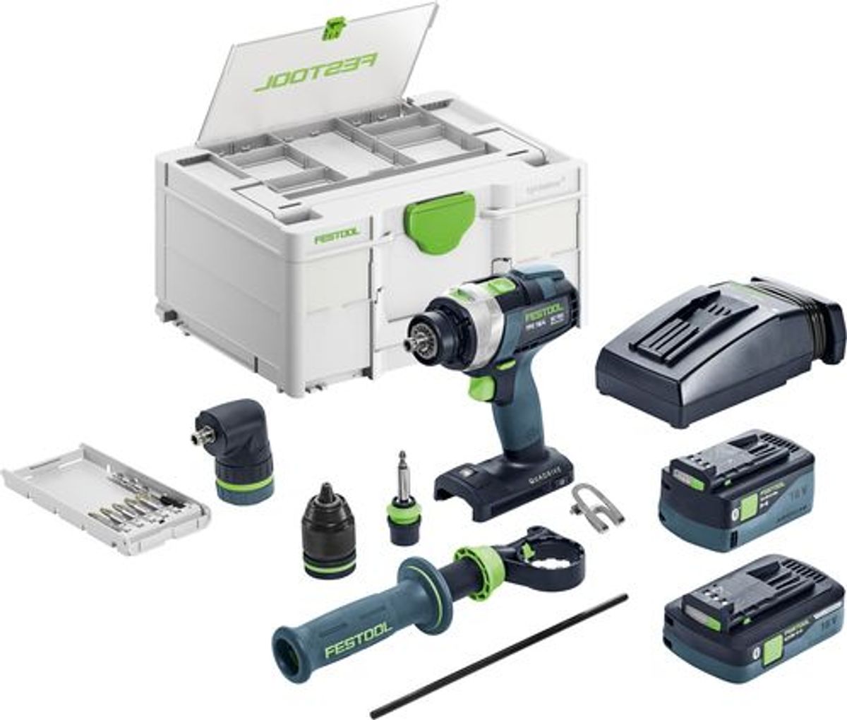 Festool Akku slagbore-/skruemaskine TPC 18/4 5,0/4,0 I-Set QUADRIVE