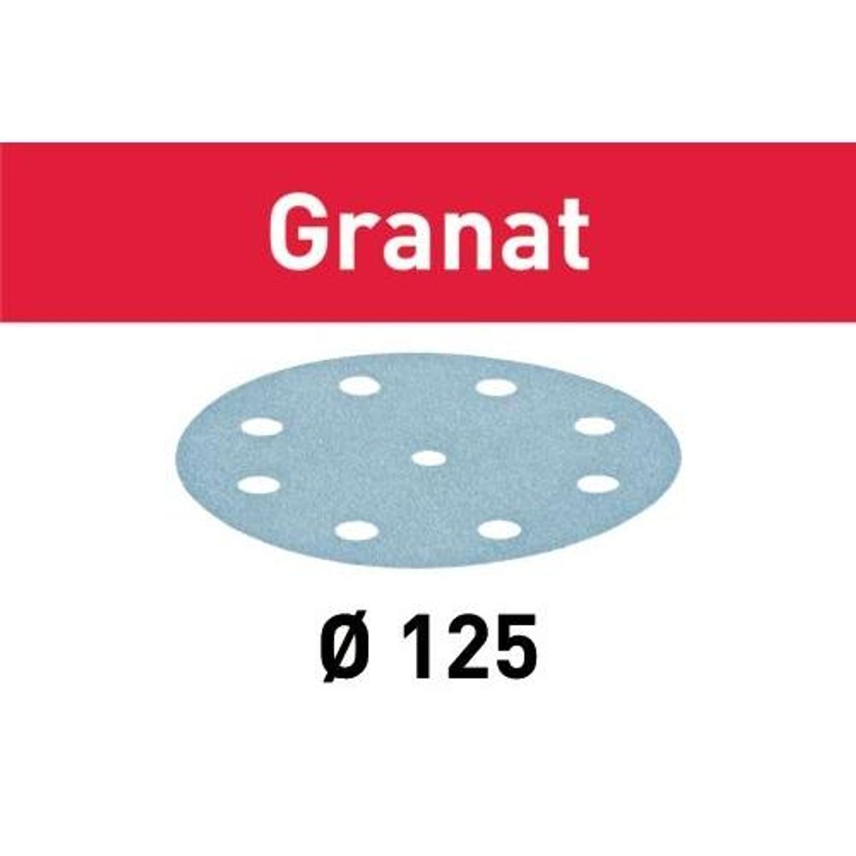 Festool StickFix-slibepapir Ø 125 mm Granat P100