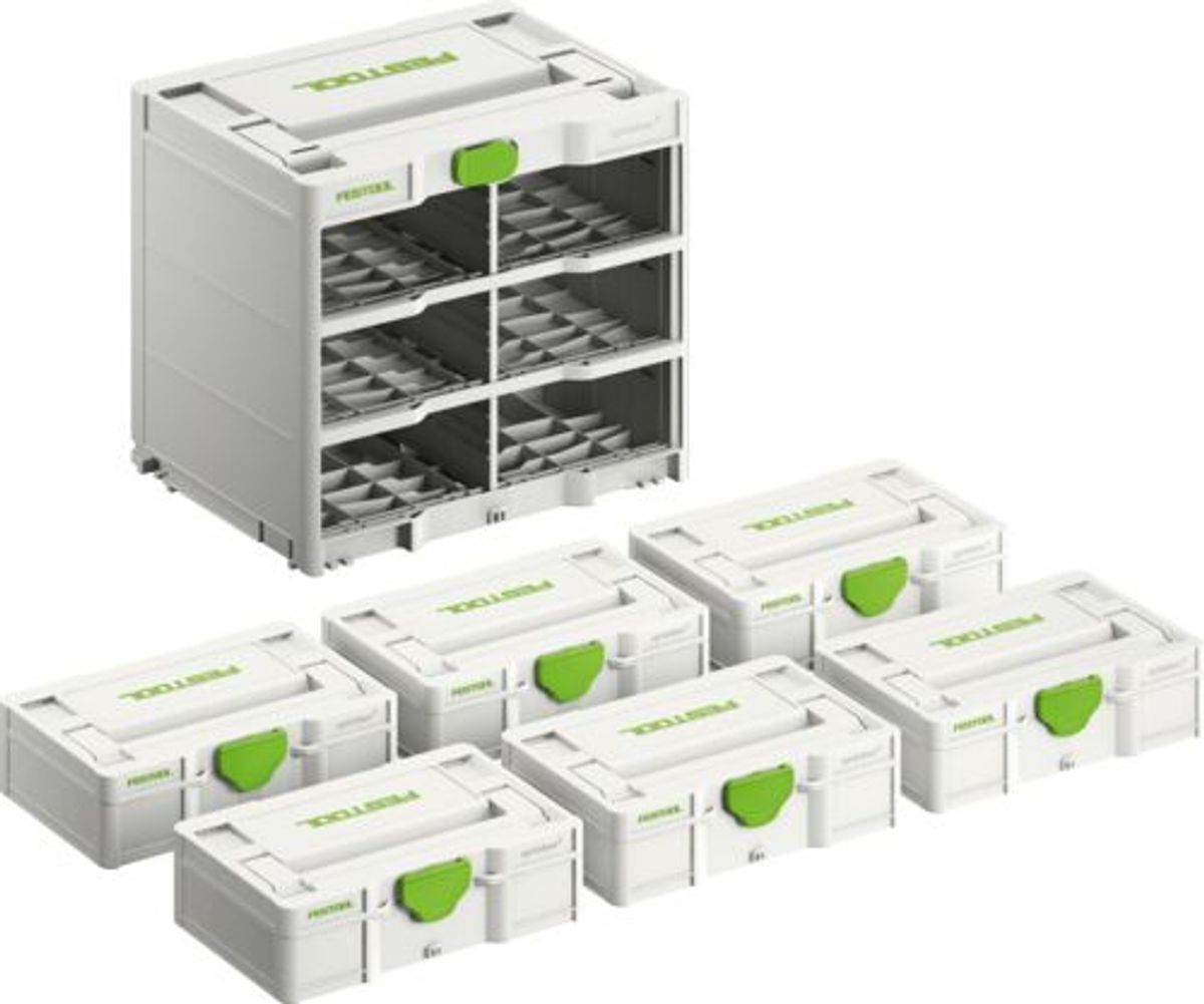 Festool Systainer ³-rack SYS3-RK/6 M 337-Set