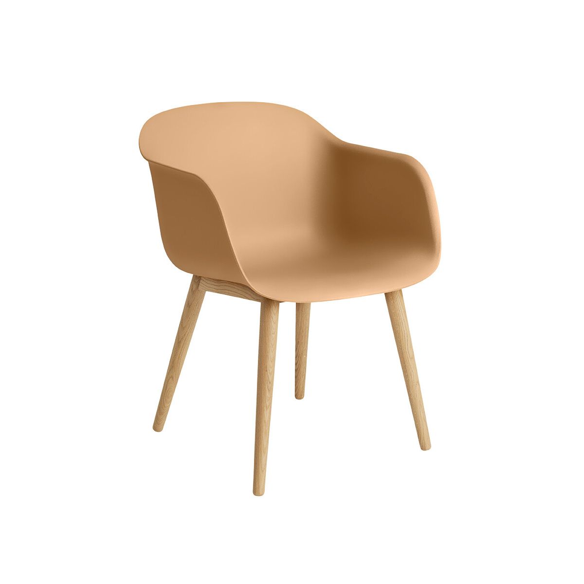 Fiber Armchair, wood fra Muuto (Ochre/ oak base)