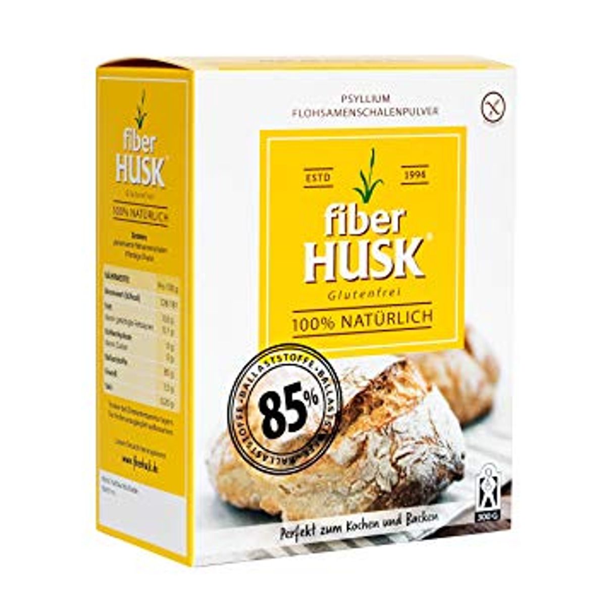 Fiber Husk Bagemiddel &bull; 300 g.