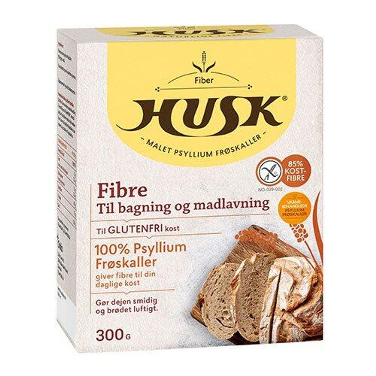 Fiber Husk - gl.fri bagemiddel - 300 gram