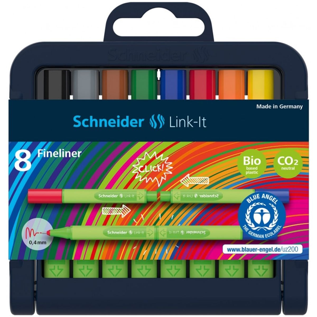 Fiberpen SCHNEIDER Link-It 1,0mm Farvemix.