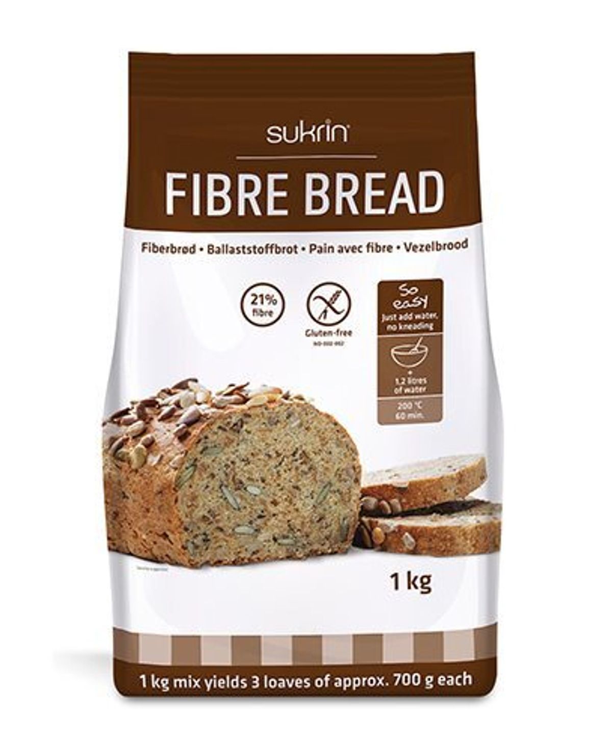 Fibre bread glutenfri, 1kg