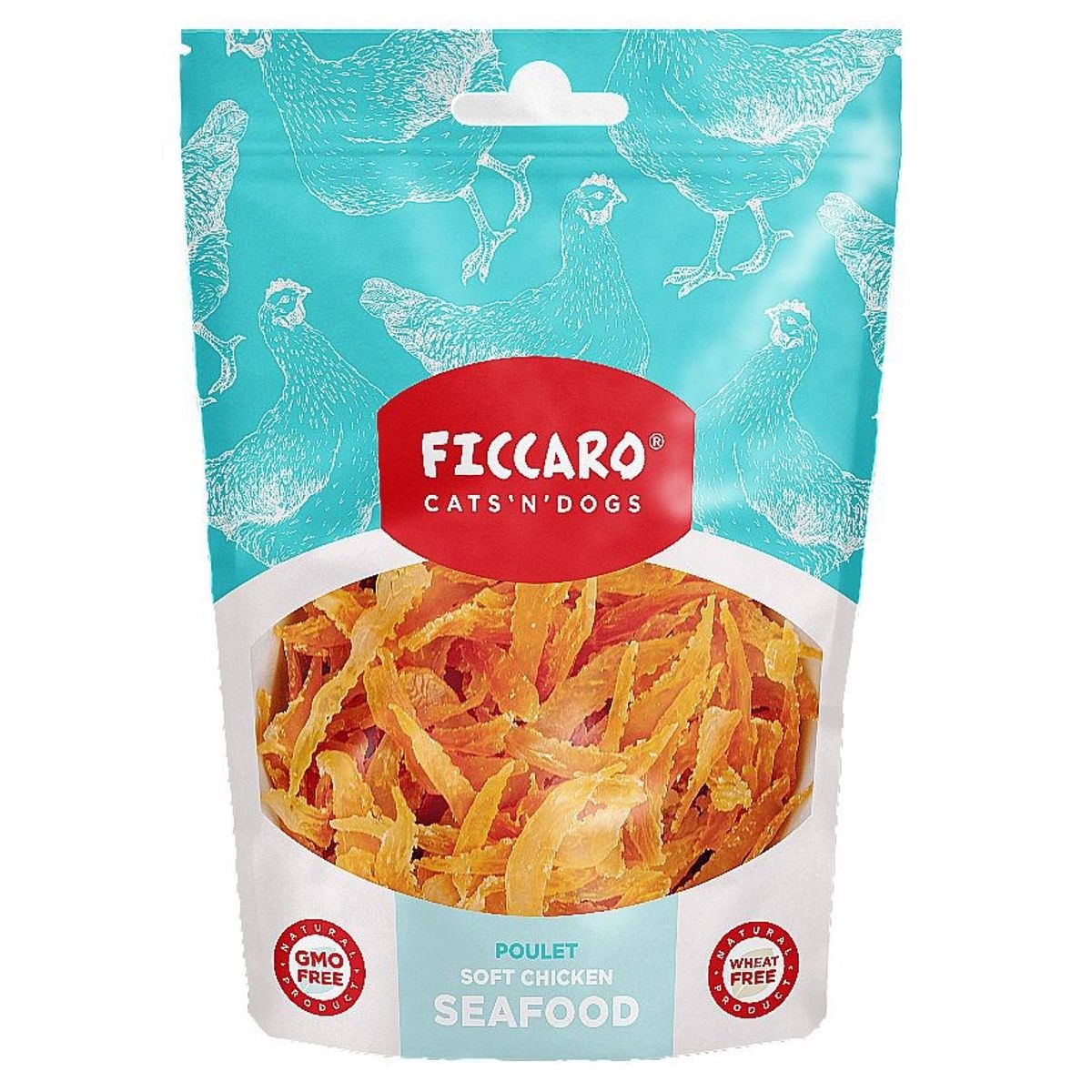 FICCARO Soft Chicken Seafood, 100g