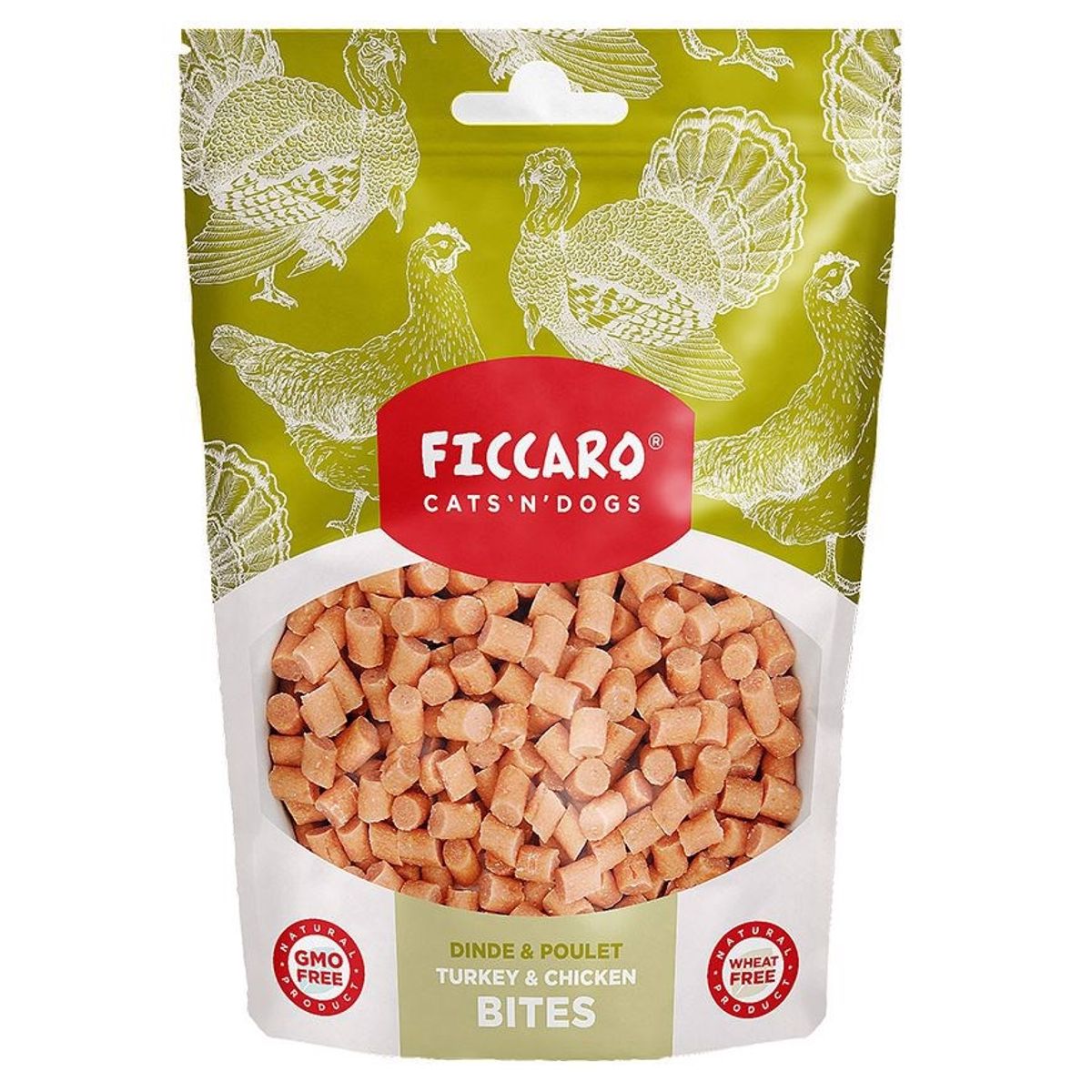 FICCARO Turkey and Chicken bites, 100g