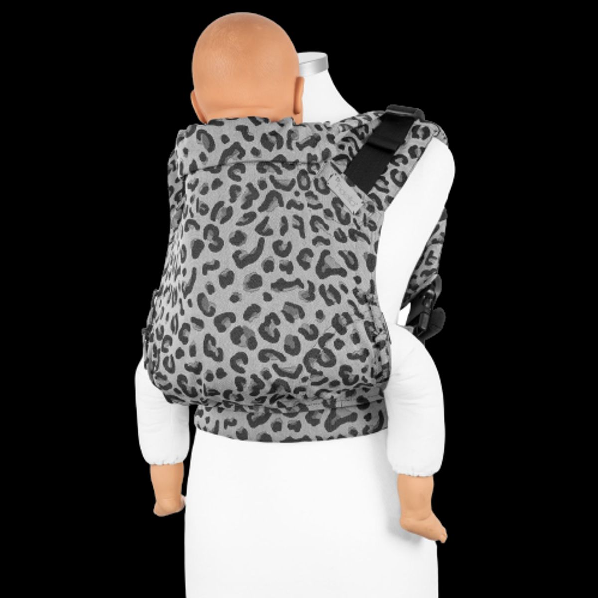 Fidella Fusion Fullbuckle Bæresele - Leopard Silver - Toddler