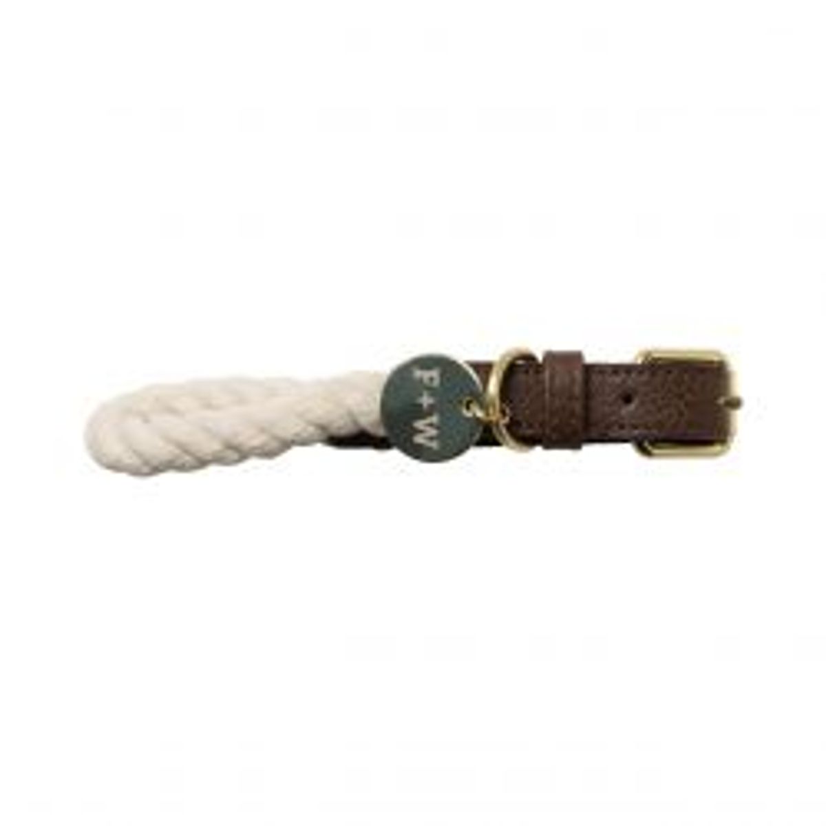 Field + Wander Dog Collar (small) Natural White - Hundeudstyr