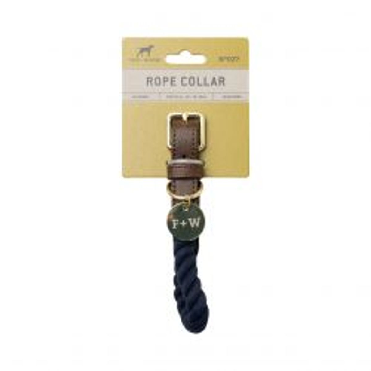 Field + Wander Dog Collar (small) Navy Blue - Hundeudstyr